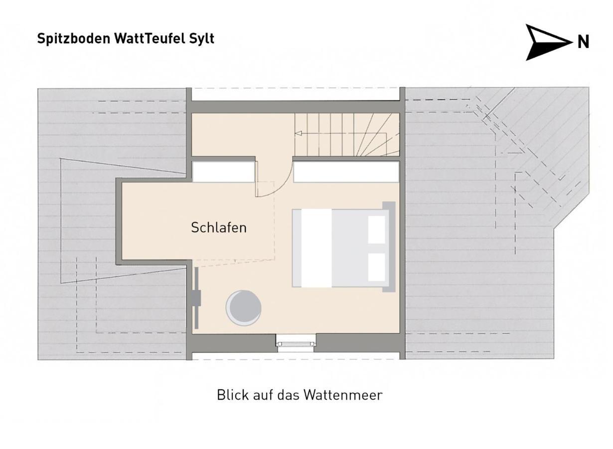 Wattteufel Sylt Apartment Luaran gambar